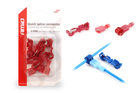 AMiO T - Type Snelsluitende Connector (05 - 1mm) 10A Blisterverpakking Rood (5 sets) - VCTparts.nl