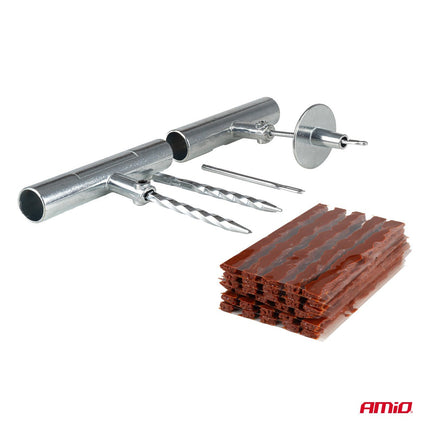 AMiO AMiO Tubeless Bandenreparatie Set 38 - Delig - Effectieve Lekafdichting voor Auto SUV Motor en Quad AMiO 5