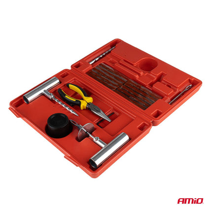 AMiO AMiO Tubeless Bandenreparatie Set 38 - Delig - Effectieve Lekafdichting voor Auto SUV Motor en Quad AMiO 3