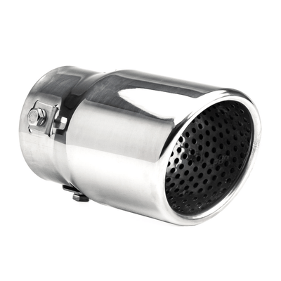 AMiO Uitlaat Einddemper Sierstuk RVS Koppelstuk 63mm Zilver