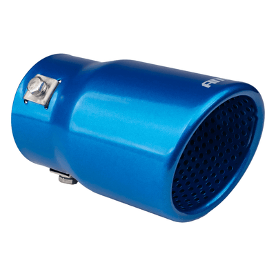 AMiO Uitlaat Einddemper Sierstuk RVS Koppelstuk 76mm Blauw