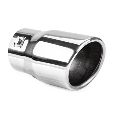 AMiO Uitlaat Einddemper Sierstuk RVS Koppelstuk 78mm Zilver