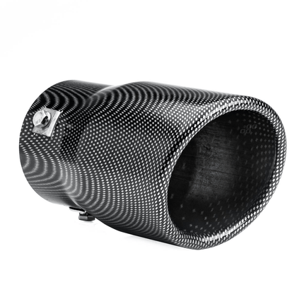 AMiO AMiO Uitlaat Einddemper Sierstuk RVS MT 007C Koppelstuk 63mm Carbon AMiO 4