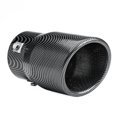 AMiO Uitlaat Einddemper Sierstuk RVS MT 007C Koppelstuk 63mm Carbon