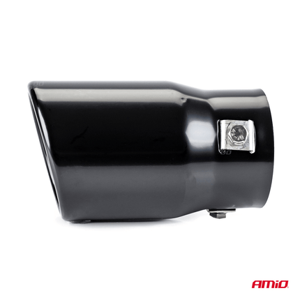 AMiO AMiO Uitlaat Einddemper Sierstuk RVS MT 017B Koppelstuk 63mm Zwart AMiO 3