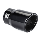 AMiO AMiO Uitlaat Einddemper Sierstuk RVS MT 017B Koppelstuk 63mm Zwart AMiO 1