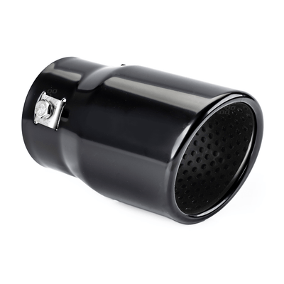 AMiO Uitlaat Einddemper Sierstuk RVS MT 017B  Koppelstuk 63mm Zwart