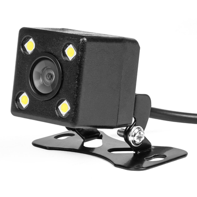 AMiO Universele Achteruitrij Camera 4 LED Nachtzicht voor Auto / Bus / Camper Zwart