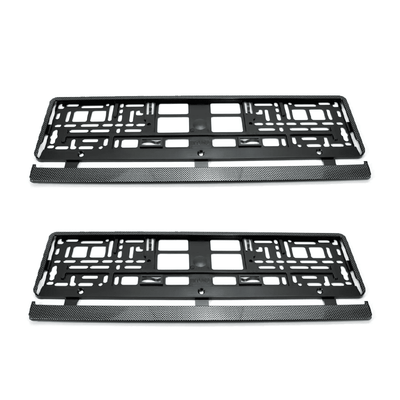 AMiO Universele Kentekenplaathouder Europa Carbon 2 Stuks (set)