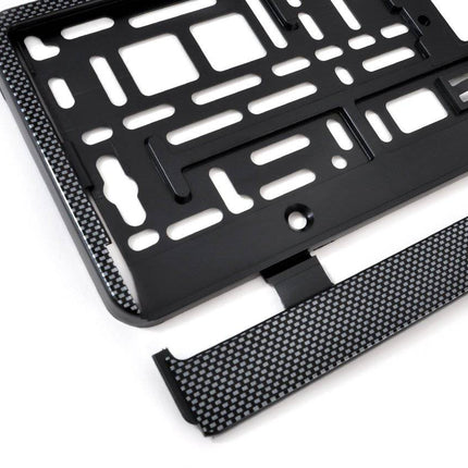 AMiO Universele Kentekenplaathouder Europa Carbon - VCTparts.nl