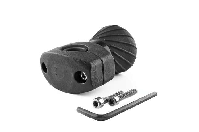 AMiO Universele Rubberen Stuurknop voor Stuurwiel 360º Zwart - Rood [Wheel Spinner] - VCTparts.nl