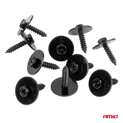 AMiO Universele Schroeven en Ringenset - 10 Sets - Bevestigingsset voor Auto-onderdelen AMiO 2