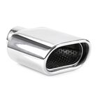 AMiO AMiO Universele Uitlaat Demper Tip RVS Koppelstuk (122 x 68 mm) Chrome AMiO 6