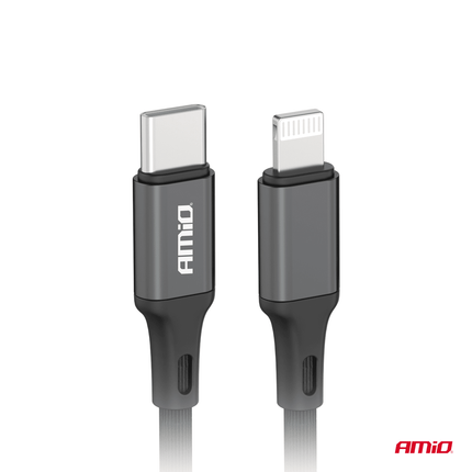AMiO AMiO USB - C naar Lightning Kabel 20W 100cm FullLINK - Hoogwaardige Snellader Oplaadkabel Snoer AMiO 2