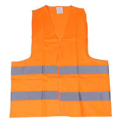 AMiO Veiligheidsvest Oranje SV-01 Reflecterend Hesje met ISO Certificaat (120gr/m)
