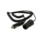AMiO AMiO Verlengkabel voor Sigarettenaansteker 3m 12V 24V max. 3Amp. Krulsnoer AMiO 2