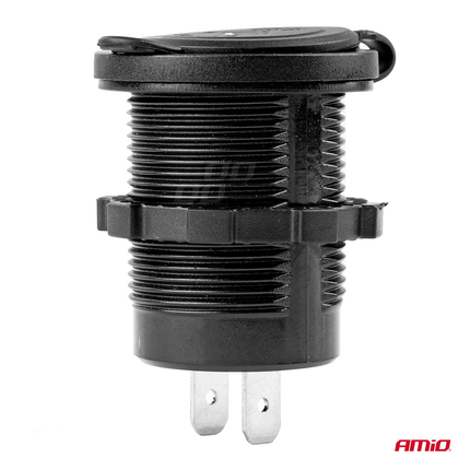 AMiO AMiO Waterdichte Telefoon Lader Autostekker Inbouwdoos 2x USB - A 12V 24V Universeel AMiO 3