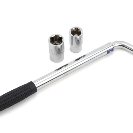 AMiO AMiO Wielmoersleutel Telescopisch Universeel met Koppelstuk (17 - 19 - 21 - 23 mm) [Wielbout Sleutel - Gereedschap] AMiO 1