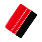 AMiO AMiO Wrapping Tool Squeegee met Vilt Folie Schraper Gereedschap Pasje (10x7cm) Rood AMiO 3