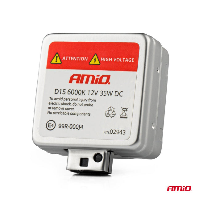 AMiO Xenon D1S 35W 6000K – Helder Wit Licht – Lange Levensduur – Plug en Play - VCTparts.nl