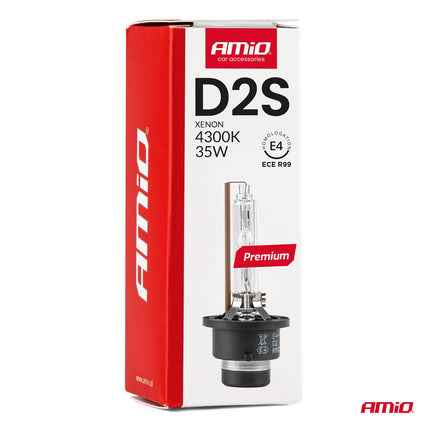 AMiO AMiO Xenon Lamp D2S 4300K 35W - Premium E4 ECE R99 Goedgekeurde Witte Koplamp Autolamp AMiO 3