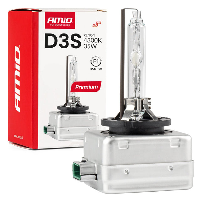 AMiO AMiO Xenon Lamp D3S 35W 4300K - E1 ECE R99 Goedgekeurde Natuurlijk Witte Koplamp AMiO 1