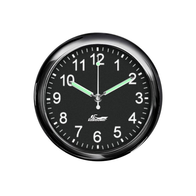 VCTparts Analoog Mini Dashboard Auto Klokje Zelfklevend zwart NORGOS 3