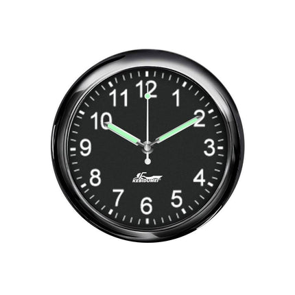 VCTparts Analoog Mini Dashboard Auto Klokje Zelfklevend zwart NORGOS 1