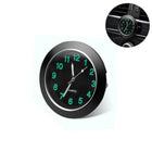 Analoog Mini Dashboard Auto Klokje Zelfklevend zwart Mat - VCTparts.nl