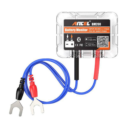 Ancel Ancel BM200 Bluetooth Accutester 6 - 20V DC – Draadloze Batterijtester – Zwart INNPRO 3