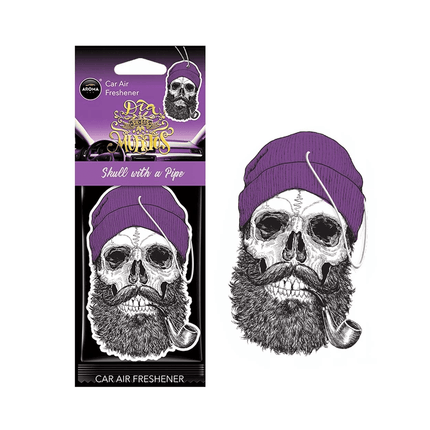 AROMA CAR AROMA CAR AROMA Dia de los Muertos Auto Luchtverfrisser Stoere Schedel - Coral Stuff AMiO 1
