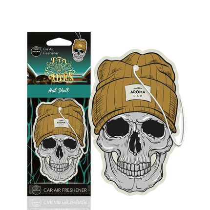 AROMA CAR AROMA CAR AROMA Dia de los Muertos Auto Luchtverfrisser Stoere Schedel - Hat Skull AMiO 1