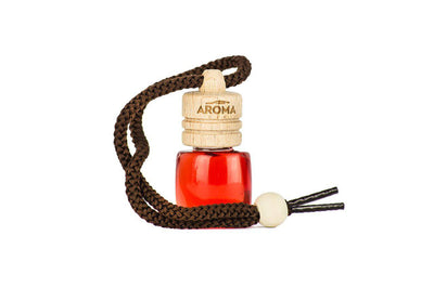 AROMA CAR AROMA Hout Luchtverfrisser ANTITABAK Langdurige Frisheid Natuurlijk Houtgeur Bruin