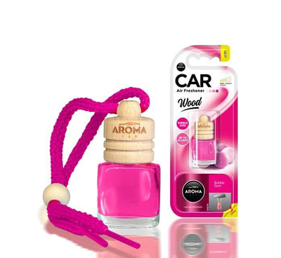 AROMA CAR AROMA Hout Luchtverfrisser Kauwgom Langdurige Frisheid Zoete Geur Roze