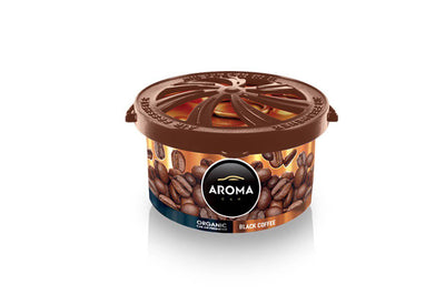 AROMA ORGANIC 100% Natuurlijke Auto Luchtverfrisser Zwarte Koffie Black Coffee - Natuurlijke Auto Geurhanger Langdurige Koffie Geurbeleving