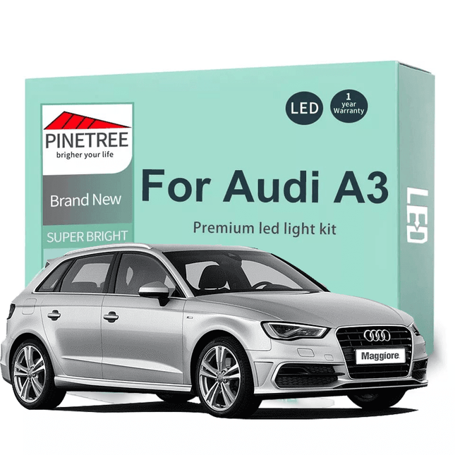 VCTparts Audi A3 - S3 - RS3 8V (2012 - 2020) Interieur Verlichting Canbus led Wit 6000K NORGOS 5