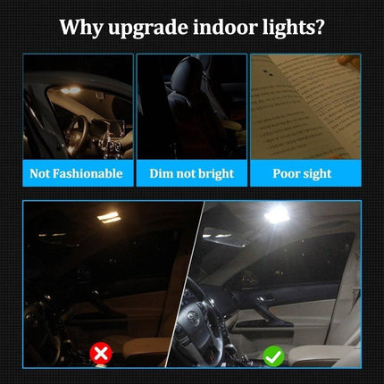 Audi A3 - S3 - RS3 8V (2012 - 2020) Interieur Verlichting Canbus led Wit 6000K - VCTparts.nl