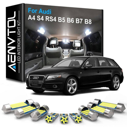VCTparts Audi A4 - S4 - RS4 B8 Interieur Verlichting Canbus led Wit 6000K NORGOS 7