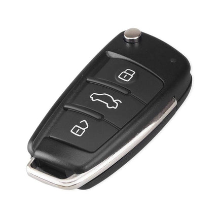 VCTparts Audi Klapsleutel Afstandsbediening Behuizing 2003 - 2012 (excl. chip) NORGOS 3