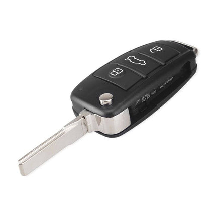 VCTparts Audi Klapsleutel Afstandsbediening Behuizing 2003 - 2012 (excl. chip) NORGOS 4