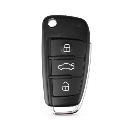 VCTparts Audi Klapsleutel Afstandsbediening Behuizing 2003 - 2012 (excl. chip) NORGOS 1