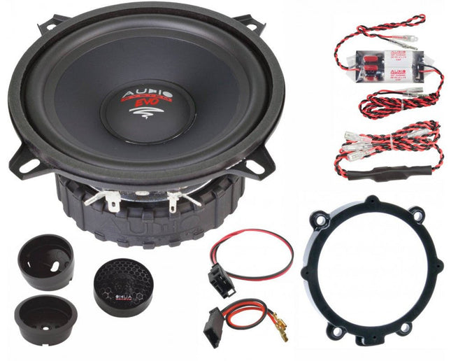 Audio System XFIT Mercedes Viano 639 130mm 2 - Weg Composet – Pasklare Speaker Upgrade Plug en Play Viano Vito 2003 - 2014 X - ion Serie Optimount 1