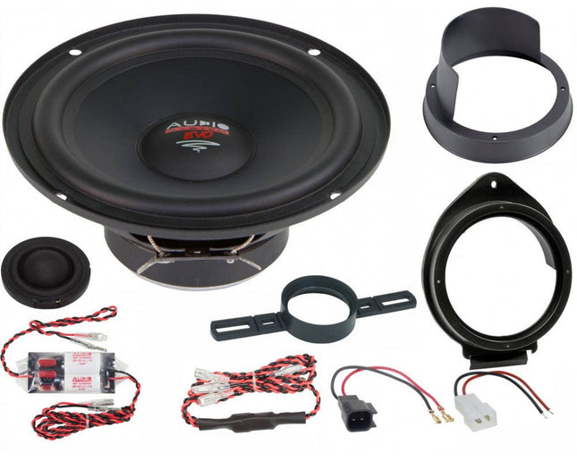 Audio System XFIT Opel Karl 165mm 2 - Weg Composet – Pasklare Speaker Upgrade Plug en Play Karl 2015 - 2020 X - ion Serie Optimount 1