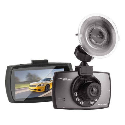 VCTparts Auto Dashcam HD 1080P 1CH Dashboard Video Recorder met Nachtzicht + Continue Voeding Zwart Combideal 6