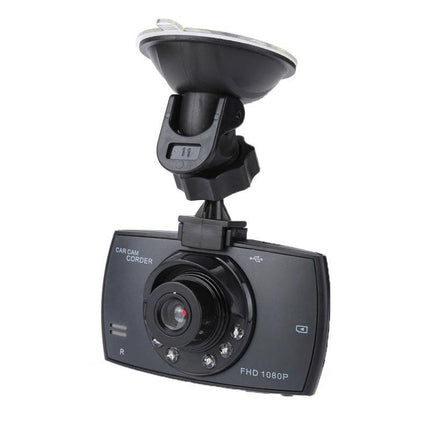 VCTparts Auto Dashcam HD 1080P 1CH Dashboard Video Recorder met Nachtzicht + Continue Voeding Zwart Combideal 3