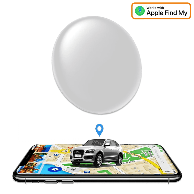 VCTparts Auto GPS Locatie Tracker Anti - Diefstal Functie Smart Tag - Werkt met Zoek Mijn App - IOS/iPhone - Wit VCTparts 4