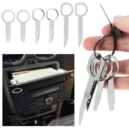VCTparts Auto Radio Demontage Tool Gereedschap Pin Sleutel Clip Radiostekkers Extractietool voor Volkswagen Audi NORGOS 1