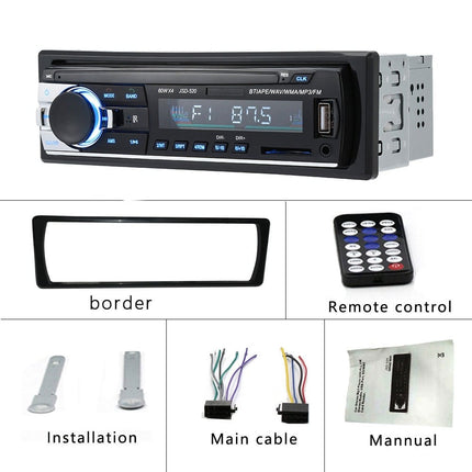 VCTparts Auto Radio Inbouw Speler Digitale Bluetooth met Aux en RGB LED NORGOS 4