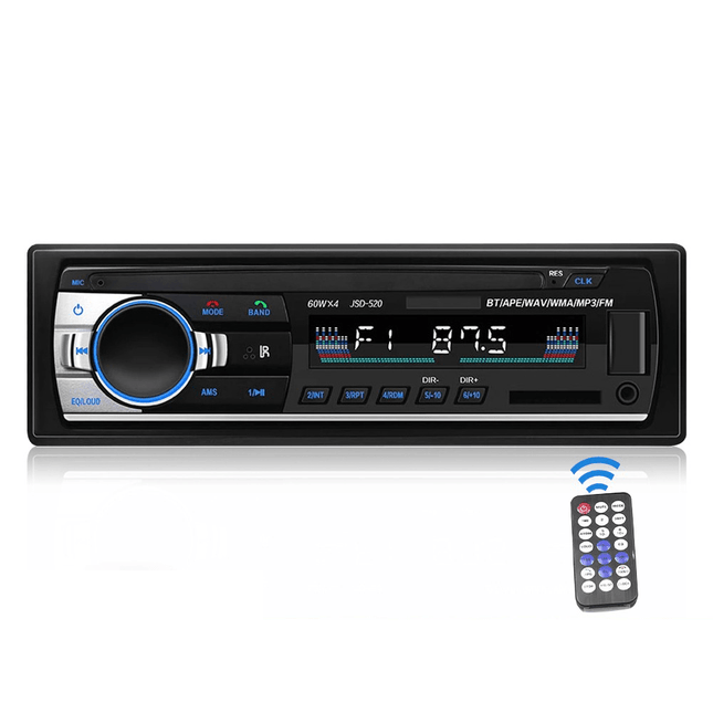 VCTparts Auto Radio Inbouw Speler Digitale Bluetooth met Aux en RGB LED NORGOS 2