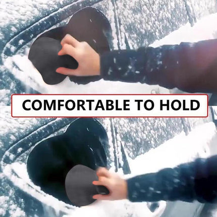 Auto Voorruit Sneeuw Schraper Kegel IJskrabber met Trechter - functie Rond Zwart - VCTparts.nl